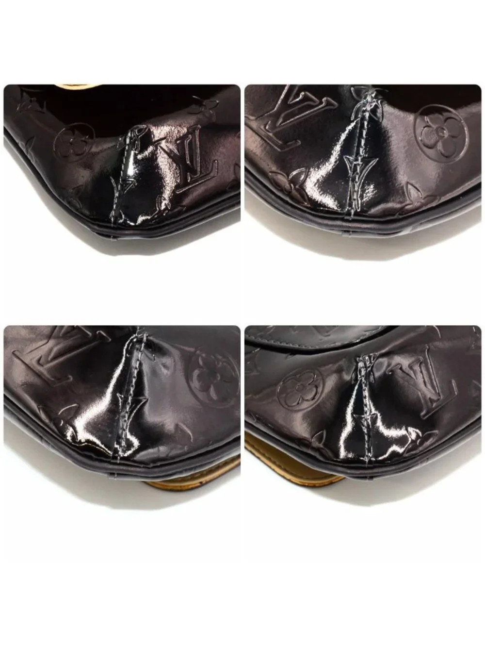 Louis Vuitton Shoulder Back Vernis Thompson Black Flat - Picture 6 of 11